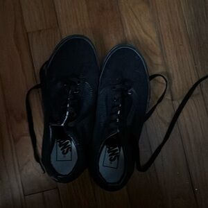 Brand new black vans wore maybe once